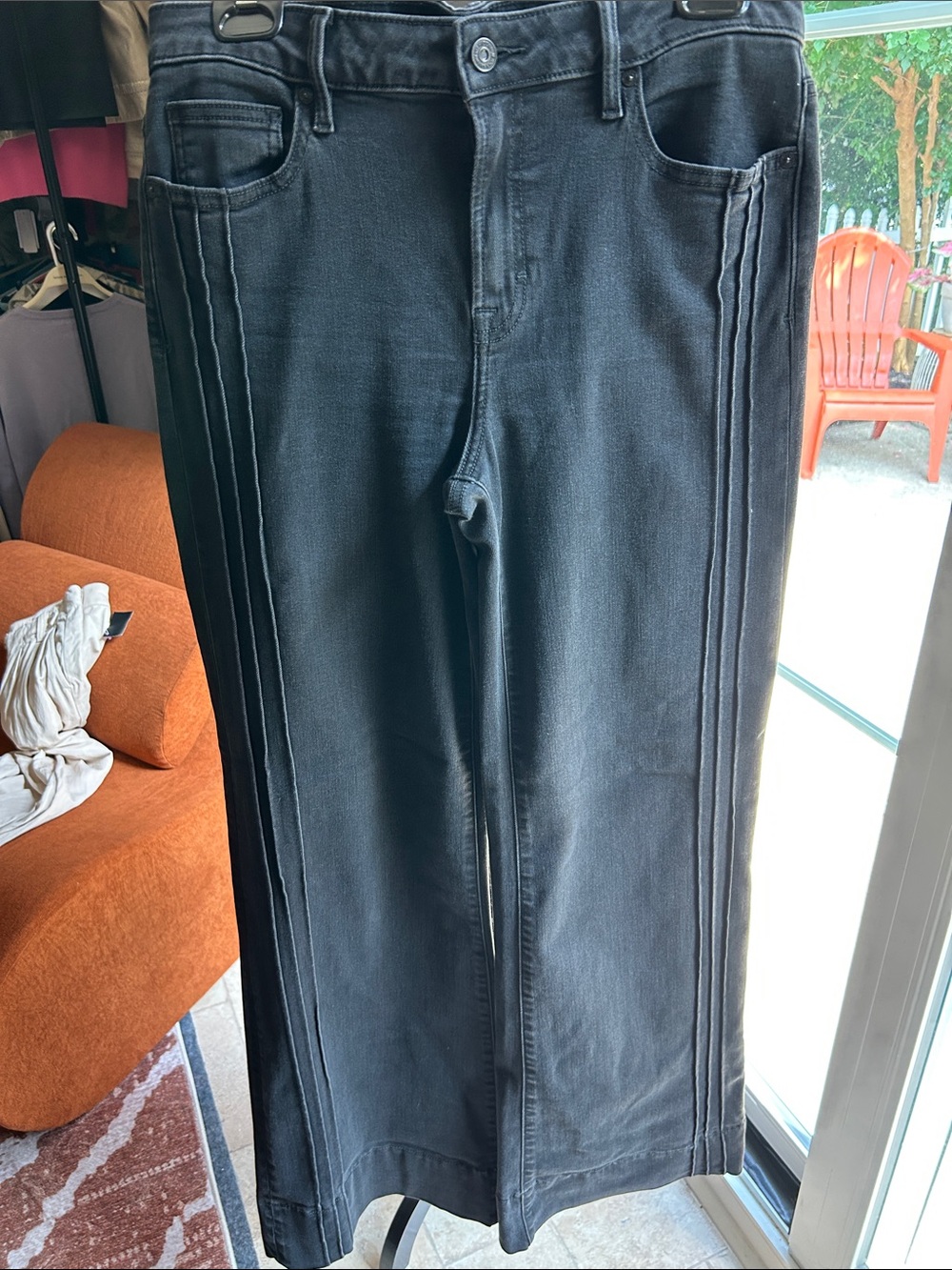 Women’s Black Wide Leg Jeans - Flare Style